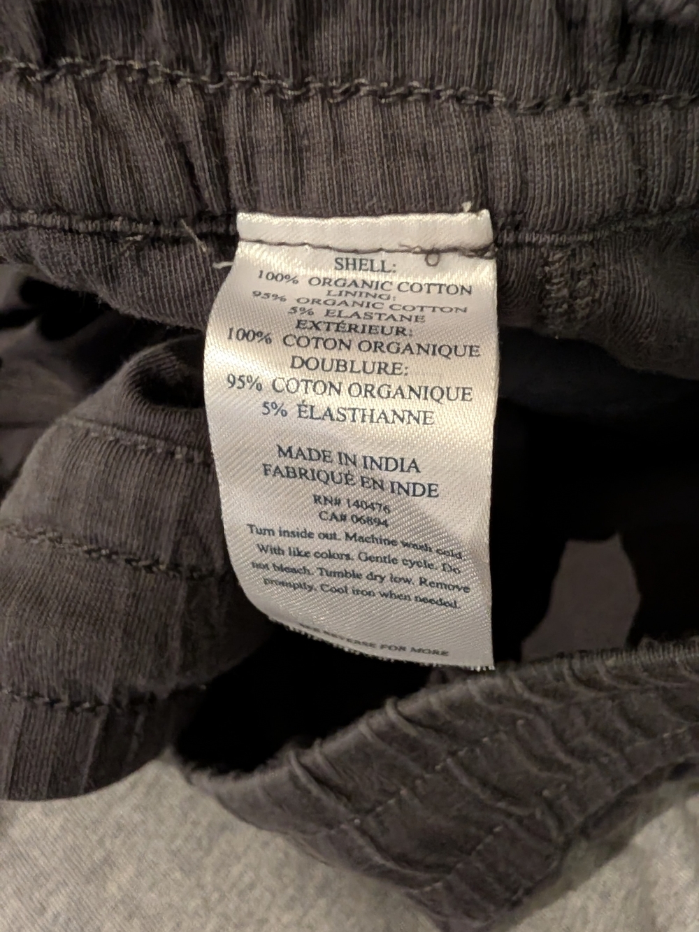 Faherty Slate Gray Drawstring Shorts - Picture 5 of 6